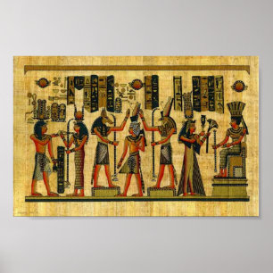 Papirus Egypt art Poster