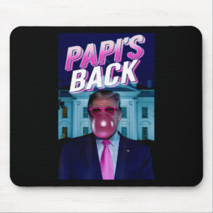 Papi's Ck Donald Trump Daddys Home Blowing Bubbleg Mouse Mat