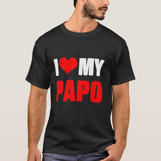 Papo Grandpa My Grandfather Fathers Day T-Shirt (Front)