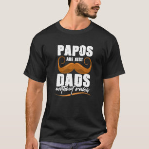 Papo Grandpa Rules Grandfather Fathers Day Premium T-Shirt