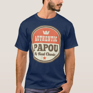 Papou Grandpa T Fathers Day Tee Gift