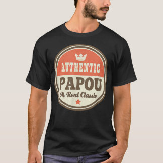 Papou Grandpa Tshirt Fathers Day Tee Gift