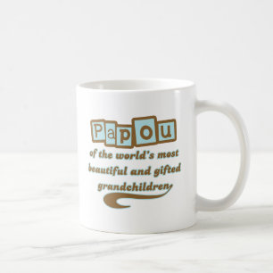 Papou of Gifted Grandchildren Coffee Mug