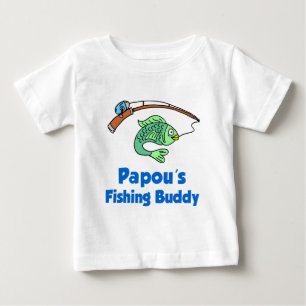 Papou's Fishing Buddy Baby T-Shirt