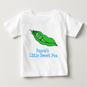 Papou's Little Sweet Pea Baby T-Shirt