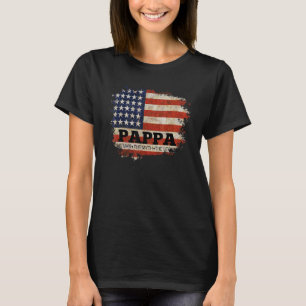Pappa The Man The Myth The Legend Father's Day Us  T-Shirt