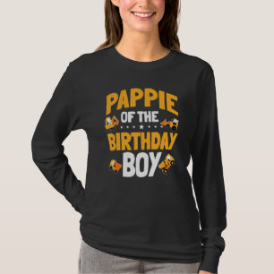Pappie Of The Birthday Boy Construction Worker Bda T-Shirt