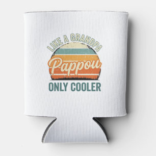 Pappou Like a Grandpa Only Cooler Vintage Shirt_1