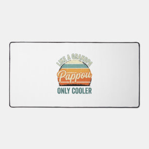 Pappou Like a Grandpa Only Cooler Vintage Shirt_1 Desk Mat