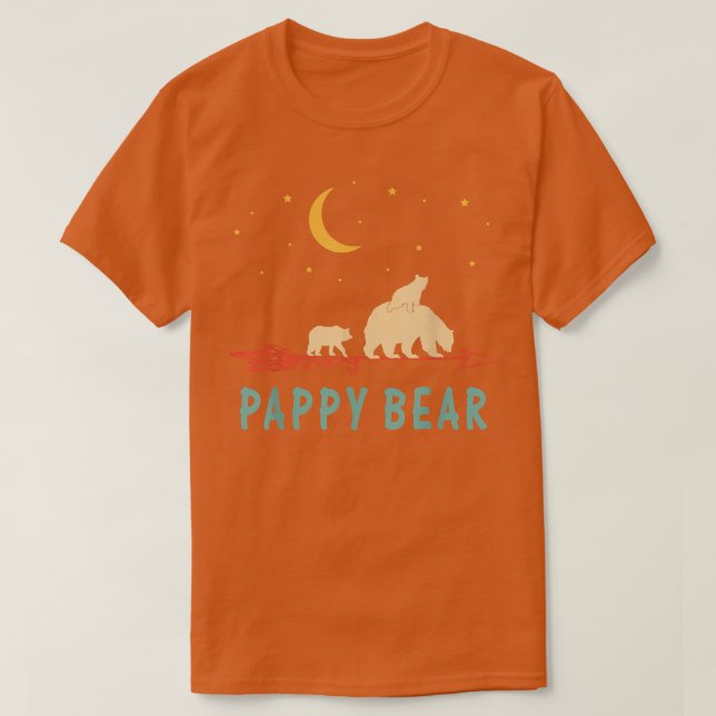 Pappy Bear with 2 Cubs Shirt Twice Blessed Pappy B (Design Front)