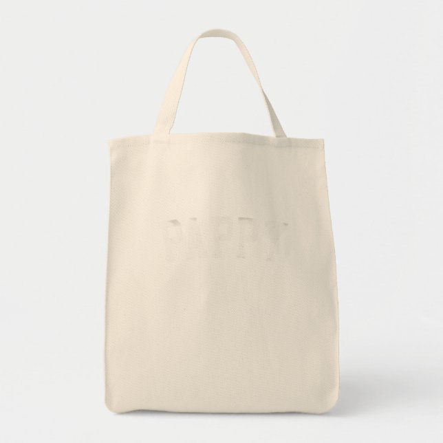 Pappy Bold Font FatherS Day Pappy Tote Bag (Front)