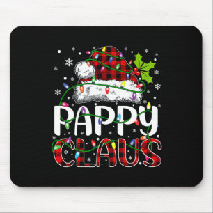 Pappy Claus Christmas Lights Matching Family Xmas Mouse Mat