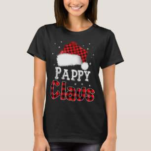 Pappy Claus Christmas Red Plaid Pajama Family Matc T-Shirt