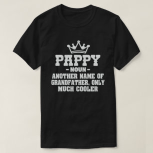 Pappy Definition Funny Meaning Cool Grandpa Gift  T-Shirt