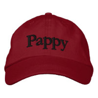 Pappy Embroidered Baseball Cap Hat