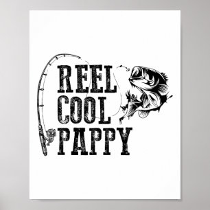 Pappy Fishing Reel Cool Pappy Funny Gift 1  Poster