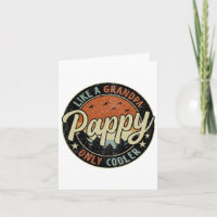 Pappy Like A Grandpa Only Cooler Vintage Retro Fat