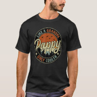 Pappy Like A Grandpa Only Cooler Vintage Retro Fat