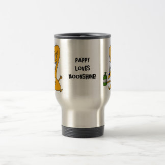Pappy Loves Moonshine Travel Mug