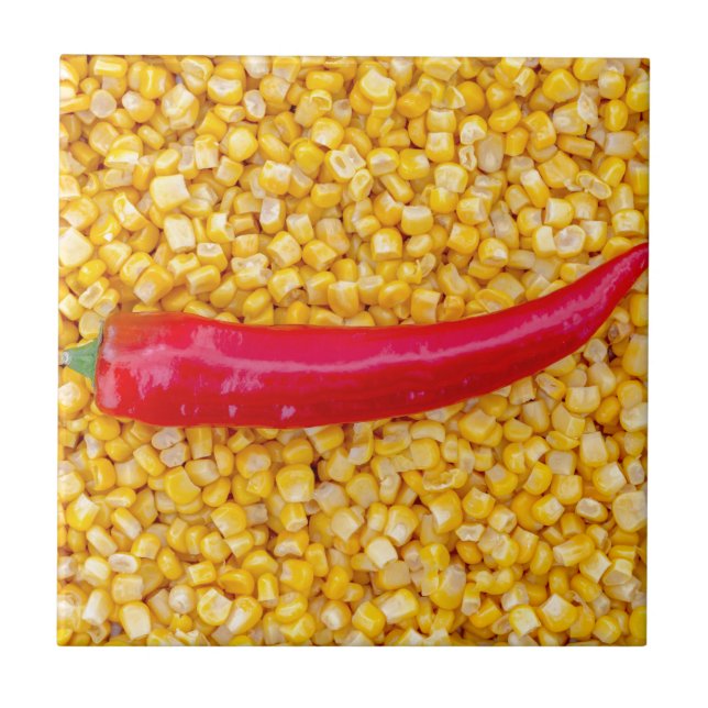 Paprika on corn tile (Front)