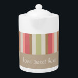 Paprika Stripes Pattern<br><div class="desc">Warm and cosy, this stripe pattern is accented with paprika, cinnamon, persimmon, apple, and light mint. We have left all of the images used in this design customisable - You can play with them to your hearts content- Click the orange 'CustomizeThis' button and highlight the image you want to remove,...</div>