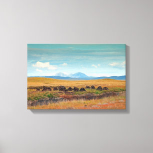 Paps of Jura from Islay, Scotland Canvas Print