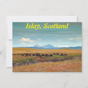 Paps of Jura from Islay, Scotland card
