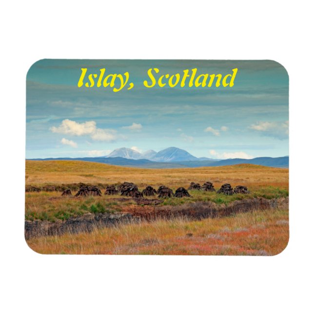Paps of Jura from Islay, Scotland Magnet (Horizontal)