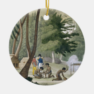 Papu tribe on the Isle of Rawak, plate 20 from 'Le Ceramic Tree Decoration