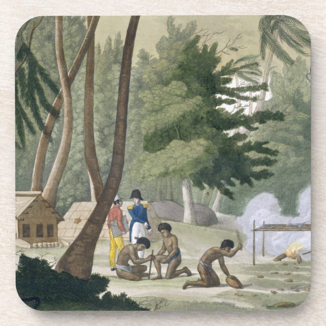 Papu tribe on the Isle of Rawak, plate 20 from 'Le Coaster (Front)
