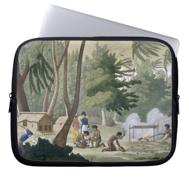 Papu tribe on the Isle of Rawak, plate 20 from 'Le Laptop Sleeve (Front)