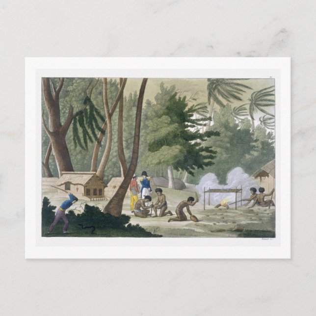 Papu tribe on the Isle of Rawak, plate 20 from 'Le Postcard (Front)