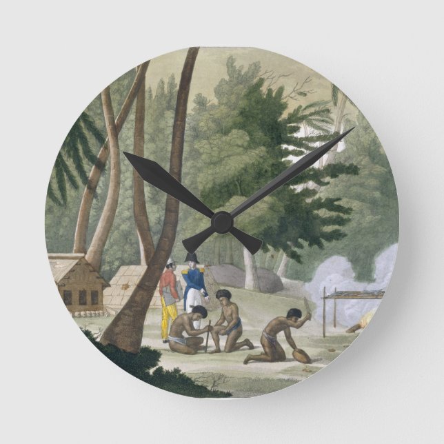 Papu tribe on the Isle of Rawak, plate 20 from 'Le Round Clock (Front)