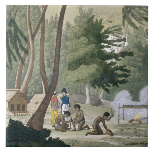 Papu tribe on the Isle of Rawak, plate 20 from 'Le Tile (Front)
