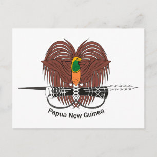 Papua New Guinea Coat of Arms Postcard