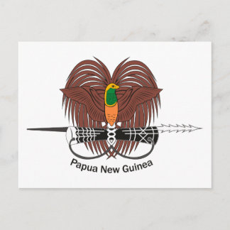 Papua New Guinea Coat of Arms Postcard