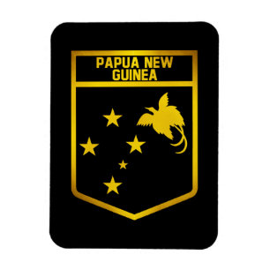 Papua New Guinea Emblem Magnet