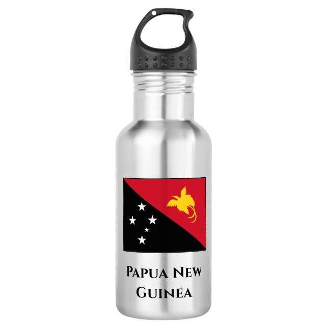 Papua New Guinea Flag 532 Ml Water Bottle (Front)