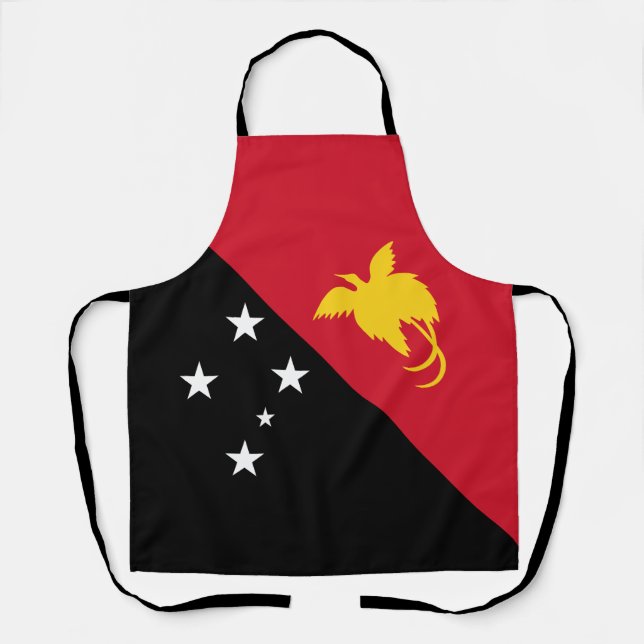 Papua New Guinea Flag Apron (Front)
