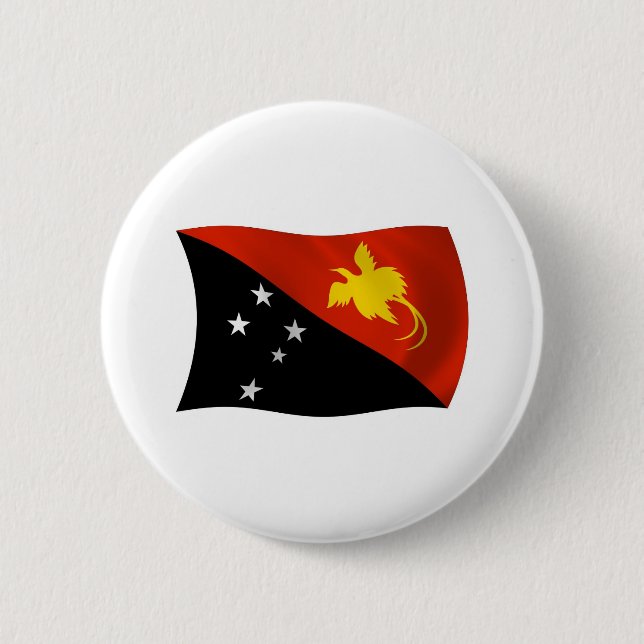 Papua New Guinea Flag Button (Front)