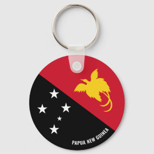 Papua New Guinea Flag Charming Patriotic Key Ring
