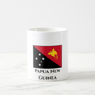 Papua New Guinea Flag Coffee Mug
