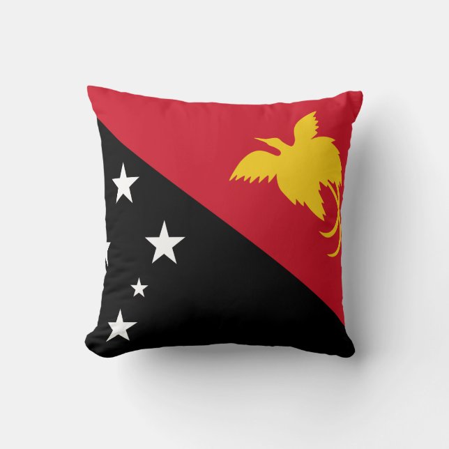 Papua New Guinea Flag Cushion (Front)