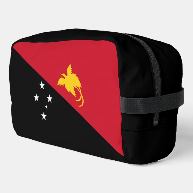 Papua New Guinea flag Dopp Kit (Left Corner)