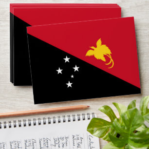 Papua New Guinea flag Envelope
