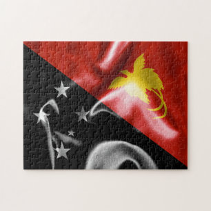 Papua New Guinea Flag Jigsaw Puzzle