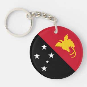 Papua New Guinea Flag Key Ring