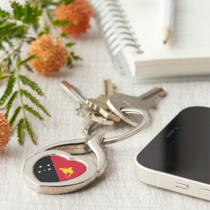 Papua New Guinea flag Key Ring