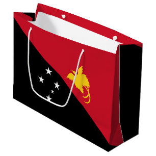 Papua New Guinea flag Large Gift Bag