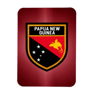 Papua New Guinea Flag Magnet
